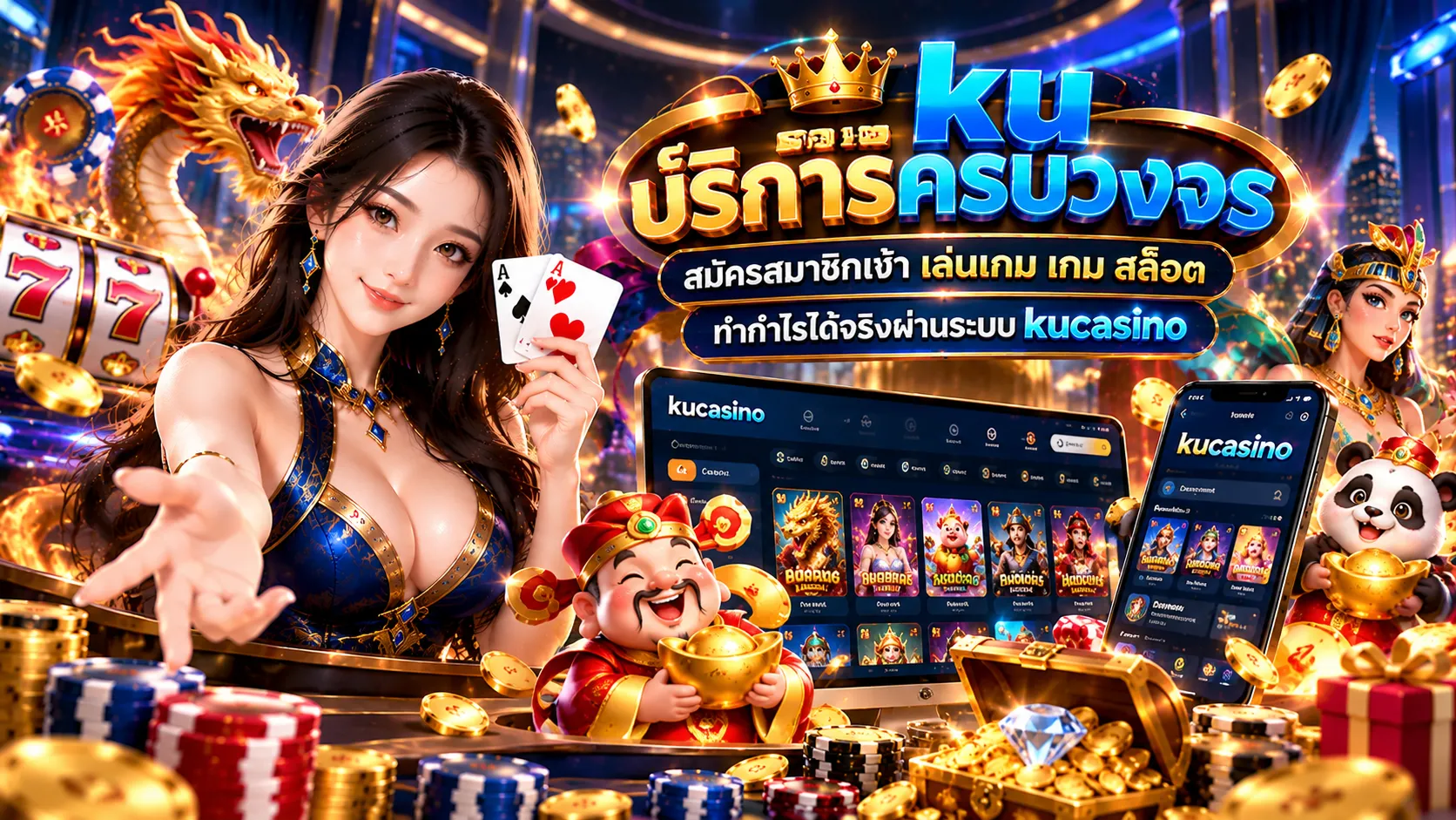 เว็บ ku บริการครบวงจร สมัครสมาชิกเข้า เล่น เกม เกม สล็อต ทำกำไรได้จริงผ่านระบบ kucasino